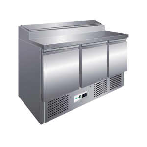 Saladeta frigorifica inox 3 usi G-PS300-FC Forcar 392L GN1/6