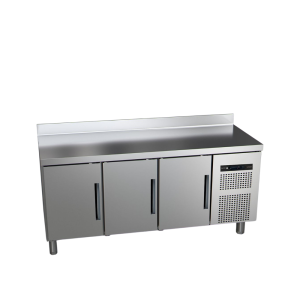 Masa refrigerare 3 usi FAGOR otel inoxidabil cu rebord - detaliu