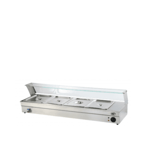 Vitrina calda de banc bain-marie Beckers 4 GN 1/3