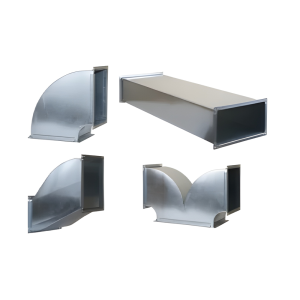 Set tubulatura ventilatie diametru 300 mm din tabla zincata