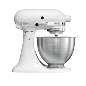 Mixer cu bol 4.3L, Classic, White – KitchenAid