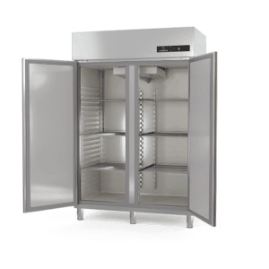 Dulap refrigerare 2 usi 1400 litri, inox AISI-304, temperatura -2°C +8°C