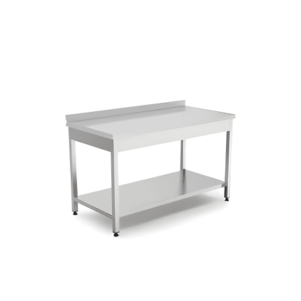 spalator o cuva dreapta cu polita 140x70 cm inox profesional