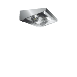Hota perete snack cu motor 200x110x45H mm din inox cu 4 filtre labirint