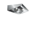 hota perete snack cu motor 2000x900x450 mm inox cu 4 filtre labirint