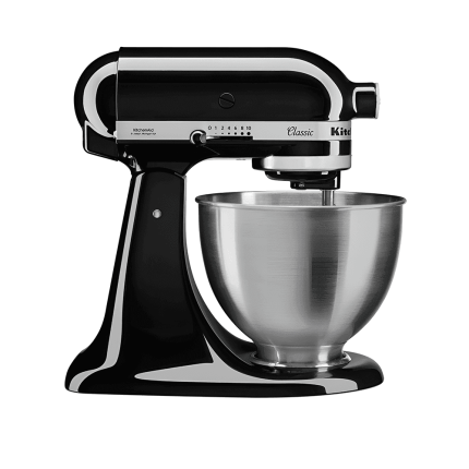 mixer kitchenaid classic 4.3 l onyx black cu bol inox