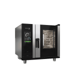 Cuptor gastro pe gaz cu boiler și control touchscreen pentru 6 GN 1/1 Fagor
