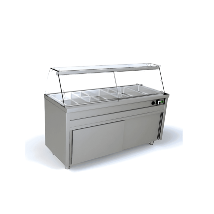 modul cald bain marie autoservire 4 gn 1 1