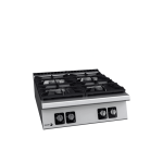 masina de gatit 4 focuri de banc linia 700 pe gaz inox profesionala horeca