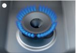 Mașină de gătit cu 6 ochiuri pe gaz și cuptor GN 2/1, linia Kore 900 Fagor - Image 3