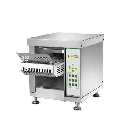 toaster cu banda profesional, conveyor toaster din inox horeca