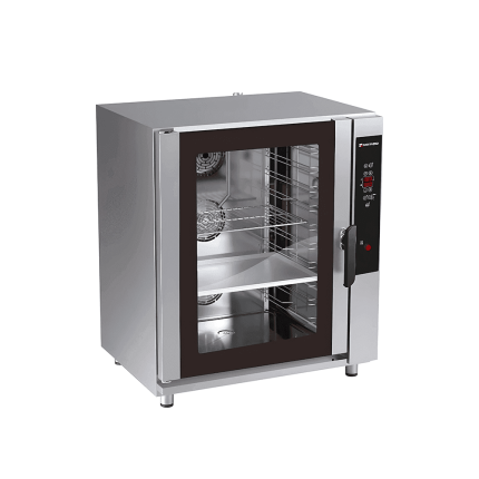 cuptor profesional 11 tavi mixt digital gaz horeca
