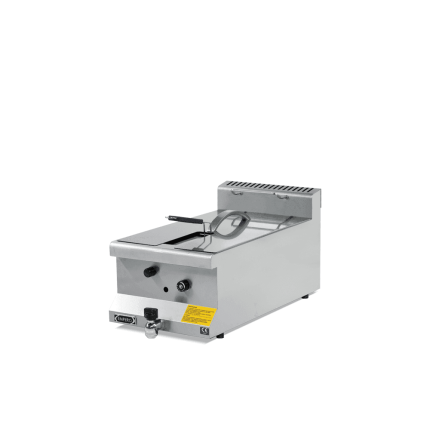 friteuza simpla gaz 12 litri linia 600 inox profesionala