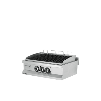gratar triplu roca vulcanica gaz serie 600 horeca inox