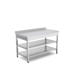 masa lucru doua polite inox 1400x600x850 mm