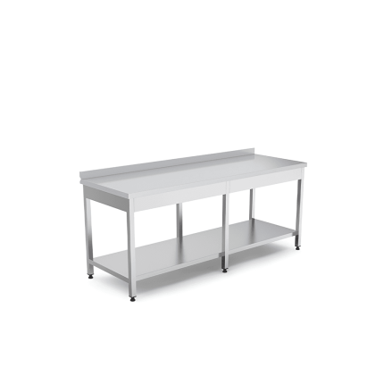 Masa de lucru fara polita 1400x600x850 mm din inox