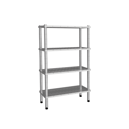 raft depozitare inox 1070x460x1800 mm