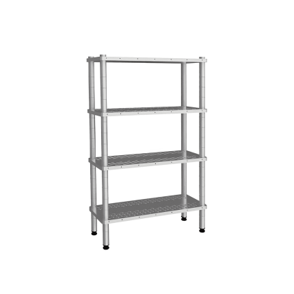 raft 4 polite perforate inox 107x46x180h cm