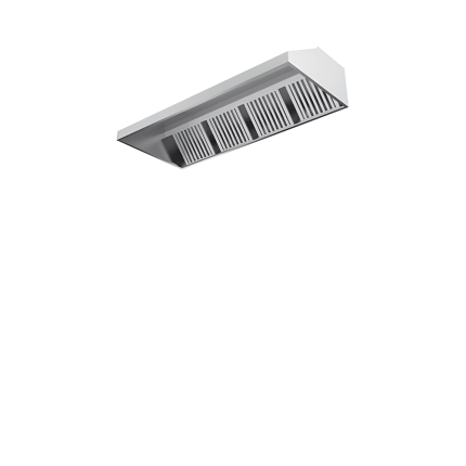 hota perete fara motor 1000x700x400 mm inox profesional