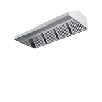 hota perete fara motor inox 2000x1100x400 mm horeca
