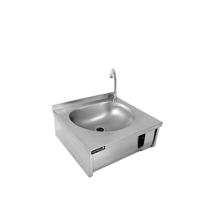 spalator cu actionare la genunchi inox 505x450 mm