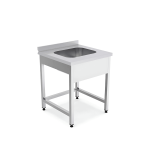 spalator o cuva fara polita 70x60 cm inox profesional horeca