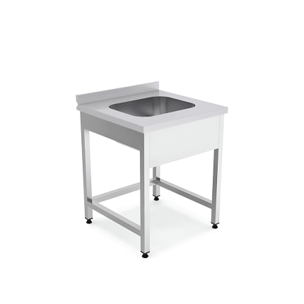 spalator o cuva fara polita 70x60 cm inox profesional horeca