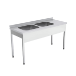 spalator 2 cuve dreapta inox 160x70 cm profesional horeca