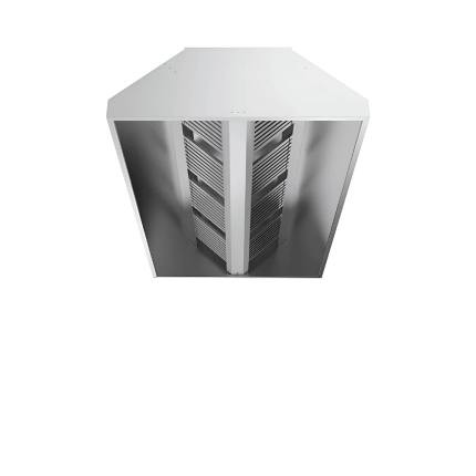 hota centrala fara motor 3000x1970x400 mm inox profesional horeca