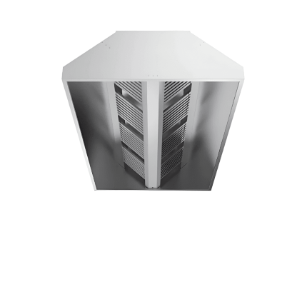 hota centrala fara motor 3500x1970x400h mm profesionala inox