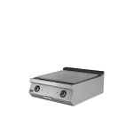 Fry-top electric mixt profesional, suprafata neteda si striata, echipament horeca din inox