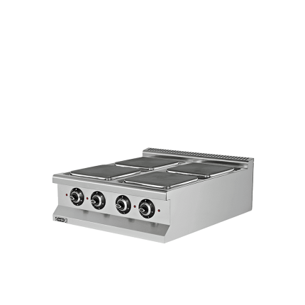 Masina de gatit electrica cu 4 plite de banc cu cuptor echipament horeca