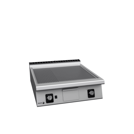 fry-top de banc gaz profesional dublu mixt linia 900 horeca inox