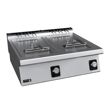 Friteuză electrică dublă model banc linia 700 Fagor - F-E7208/19072444
