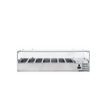 vitrina ingrediente pizza 7 gn1 4 inox refrigerare statica