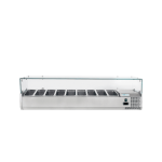 vitrina ingrediente pizza 9 gn1/4 inox racire statica 1800x330x435 mm