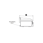 Fry-top electric striat de banc, suprafață de gătire striată, linia 600 Inox - Image 5