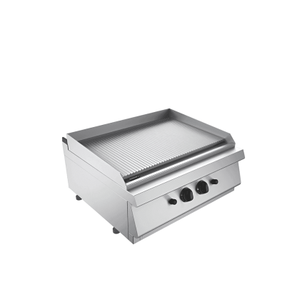 fry-top striat gaz de banc linia 600 profesional