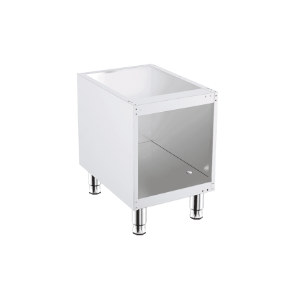 Suport deschis 400 mm linia 600 din inox pentru bucatarie profesionala
