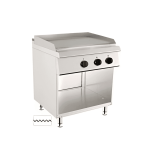fry top striat electric cu suport deschis 800x730 mm, echipament horeca