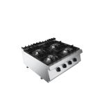 plita gaz de banc 4 ochiuri 26 kw inox horeca