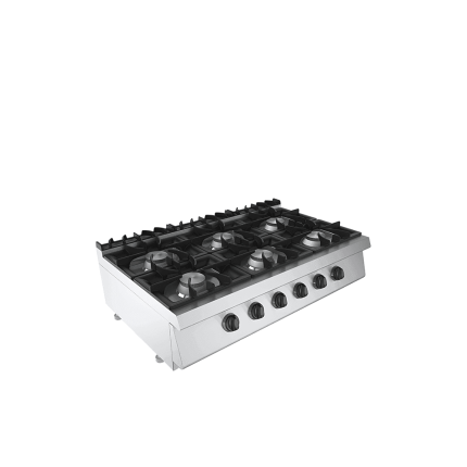masina gatit 6 ochiuri de banc plita gaz inox 39 kw