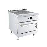 masina gatit plita unica cuptor gaz inox 5 plus 6 kw