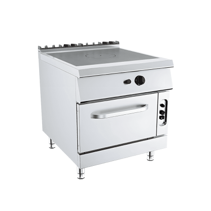 masina gatit plita unica cuptor gaz inox 5 plus 6 kw