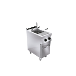 Mașină de fiert paste pe gaz cu capacitate de 22 litri și suport închis 400×730 mm Inox - Image 2