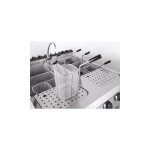 Mașină de fiert paste pe gaz cu capacitate de 22 litri și suport închis 400×730 mm Inox - Image 3
