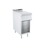 Element neutru simplu cu suport deschis linia 700 din inox pentru bucatarie profesionala