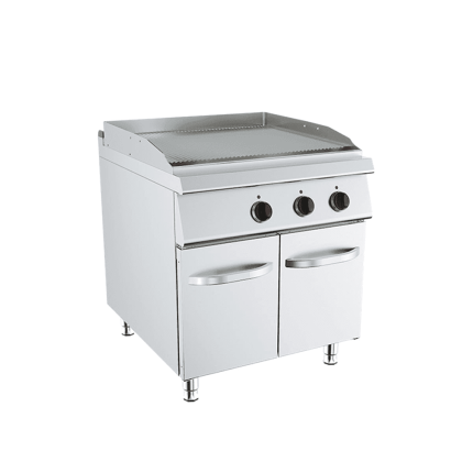 fry top dublu striat electric suport inchis inox profesional horeca