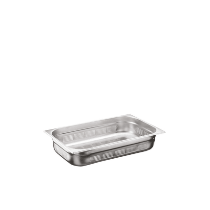 tava inox perforata fagor gn 2/1 h100 mm otel inoxidabil horeca