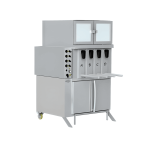 Gratar vertical cu 4 sertare si sistem de spalare gratare pentru horeca